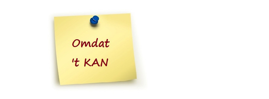 PSC-tKan - post-it met tekst: Omdat 't Kan